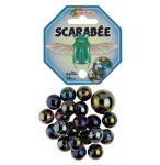 FILET DE 20 BILLES 16 MM + 1 CALOT 25 MM SCARABEE - KIM PLAY - JEU DE RECREATION, ADRESSE