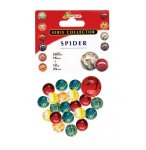 FILET DE 20 BILLES 16 MM + 1 CALOT 25 MM SPIDER - SERIE COLLECTOR - KIM PLAY - JEU DE RECREATION, ADRESSE