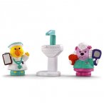 FISHER PRICE - MOUTON COIFFEUR ET CANARD DOCTEUR AVEC ACCESSOIRE - LITTLE PEOPLE - JOUET PREMIER AGE - P9517