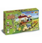 GARE ET TRAIN MAXIMILIAN FAMILIES 68 PIECES - UNICO PLUS - 8925 - JEU DE CONSTRUCTION