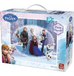 GRAND PUZZLE ENFANT DISNEY : LA REINE DES NEIGES - ELSA ET SES AMIS 24 PIECES - KING - 5272