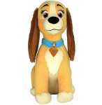 GRANDE PELUCHE DISNEY : CHIENNE MISS LADY AVEC SON  48 CM - CHIEN BELLE ET LE CLOCHARD 