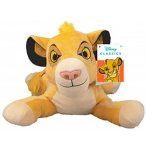 GRANDE PELUCHE DISNEY LE ROI LION AVEC SONS COUCHEE : SIMBA 50 CM - LICENCE DISNEY