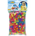 HAMA - 8472 - LOISIRS CREATIFS - PERLES - SACHET DE 500 PERLES FLUO MAXI