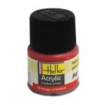 HELLER - ROUGE VIF BRILLANT - N19 - PEINTURE POUR MAQUETTE