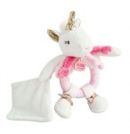 HOCHET AVEC DOUDOU LUCIE LA LICORNE 17 CM - DOUDOU ET COMPAGNIE - DC3310