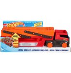 HOT WHEELS MEGA CAMION TRANSPORTEUR 45 CM AVEC 6 PANNEAUX DE STATIONNEMENT - MATTEL - GWT37