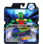 HOT WHEELS : VOITURE MARTIAN MANHUNTER 1:64 - VEHICULE MINIATURE VERT - COLLECTION BATMAN - MATTEL FHL31