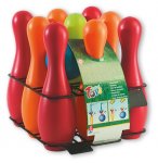 JEU DE 9 QUILLES EN PLASTIQUE + 2 BOULES - BOWLING - ANDRONI - JEU PLEIN AIR