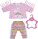 JOGGING AVEC PULL ROSE ET LAPIN BABY BORN - HABIT POUPEE 39-46 CM - VETEMENT - ZAPF CREATION (ZA65)