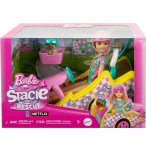 KART DE COURSE DE BARBIE + STACIE + 2 ACCESSOIRES - 1 POUPEE - VOITURE - MATTEL - HRM08 - VEHICULE