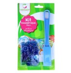 KIT BATON MAGNETIQUE BLEU + 100 PIONS DE LOTO - RAMASSE JETONS - CARTALOTO