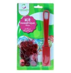 KIT BATON MAGNETIQUE ROUGE + 100 PIONS DE LOTO - RAMASSE JETONS - CARTALOTO