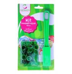 KIT BATON MAGNETIQUE VERT + 100 PIONS DE LOTO - RAMASSE JETONS - CARTALOTO