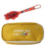 KIT LOTO BINGO 3 EN 1 : TROUSSE + BATON MAGNETIQUE BINGO ROUGE + 100 PIONS - LOTOQUIN - ACCESSOIRES JEU, MATERIEL