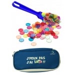 KIT LOTO BINGO 3 EN 1 : TROUSSE + BATON MAGNETIQUE BLEU + 100 PIONS - CARTALOTO - ACCESSOIRES JEU, MATERIEL