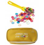 KIT LOTO BINGO 3 EN 1 : TROUSSE + BATON MAGNETIQUE JAUNE + 100 PIONS - CARTALOTO - ACCESSOIRES JEU, MATERIEL