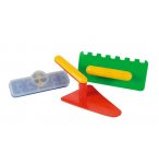 KIT MACON 3 PIECES ENFANT - OUTILS MACONNERIE - JEU DE SABLE, PLAGE