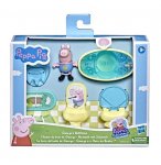 L'HEURE DU BAIN DE GEORGE - PEPPA PIG - FIGURINE ET ACCESSOIRES MAISON - UNIVERS MINIATURE