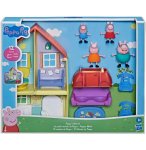 LA MAISON AVENTURE DE PEPPA PIG + 4 FIGURINES + VOITURE + 6 ACCESSOIRES - MAISON - FIGURINE PEPPA LE COCHON - HASBRO - F3659