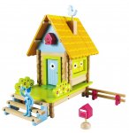 LA MAISON JOLIEVILLE - 100 PIECES - HOUSE OF TOYS - JEU DE CONSTRUCTION EN BOIS