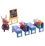 LA SALLE DE CLASSE DE PEPPA PIG AVEC 5 PERSONNAGES - FIGURINES - MINI UNIVERS ECOLE