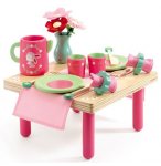 LE DEJEUNER DE LILI ROSE - DJECO - DJ06631 - DINETTE EN BOIS