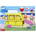 LE GRAND CAMPING CAR JAUNE DE PEPPA PIG - 10 PIECES - VEHICULE - FIGURINE PEPPA LE COCHON - HASBRO - F3632