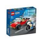 LEGO CITY 60392 LA COURSE POURSUITE DE LA MOTO DE POLICE