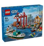 LEGO CITY 60422 LE PORT ET LE NAVIRE MARCHAND