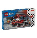 LEGO CITY 60443 ARRET AU STAND DE F1 AVEC VOITURE FERRARI