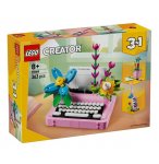 LEGO CREATOR 31169 LA MACHINE A ECRIRE AVEC DES FLEURS