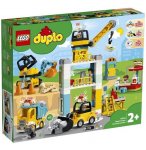 LEGO DUPLO 10933 LA GRUE ET LES ENGINS DE CONSTRUCTION