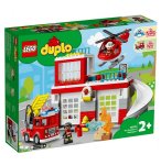 LEGO DUPLO 10970 LA CASERNE ET L'HELICOPTERE DES POMPIERS