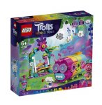 LEGO TROLLS WORLD TOUR 41256 LE BUS CHENILLE ARC-EN-CIEL