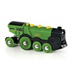 LOCOMOTIVE VERTE PUISSANTE A PILES - BRIO - 33593 - ACCESSOIRE CIRCUIT