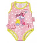 MAILLOT DE BAIN ROSE AVEC PETIT CANARD JAUNE BABY BORN - HABIT POUPEE 43 CM - ZAPF CREATION (ZA30)