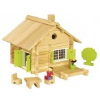 MAISON EN RONDINS 135 PIECES - JEUJURA - 8043 - CONSTRUCTION EN BOIS