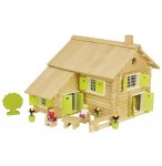 MAISON EN RONDINS 240 PIECES - JEUJURA - 8049 - JEU CONSTRUCTION EN BOIS