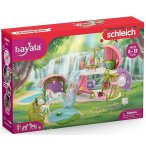 MAISON FLEUR PAILLETEE AVEC LICORNES, LAC ET ECURIE - BAYALA - SCHLEICH - 42445