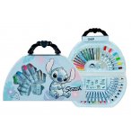 MALLETTE DE COLORIAGE STITCH 51 PIECES - KIT DESSIN - COFFRET ARTISTIQUE