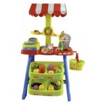 MARCHANDE AVEC ACCESSOIRES - STAND DE MARCHE - JEU IMITATION COMMERCANT