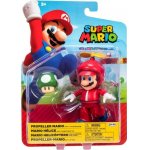 MARIO HELICE AVEC CHAMPIGNON VERT : FIGURINE SUPER MARIO 11 CM - FIGURINE NINTENDO ARTICULE - JAKKS