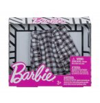 MATTEL - FXH87 - BARBIE - ACCESSOIRE POUPEE - JUPE A CARREAU NOIR ET BLANC - ROBE - TENUE - HABIT