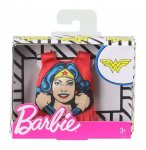 MATTEL - FXJ94 - BARBIE DEBARDEUR WONDER WOMAN ROUGE - TOP DC - TENUE - HABIT - ACCESSOIRE POUPEE