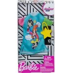 MATTEL - FXK67 - BARBIE - ACCESSOIRE POUPEE - ROBE BLEUE SUPERS NANAS AVEC SAC JAUNE - TENUE - HABIT