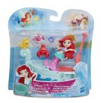 MINI PRINCESSE : ARIEL LA PETITE AVEC SEBASTIEN ET SON BATEAU - HASBRO E0246 - DISNEY PRINCESSES - POUPEE