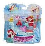 MINI PRINCESSE : ARIEL LA PETITE AVEC SEBASTIEN ET SON BATEAU - HASBRO E0246 - DISNEY PRINCESSES - POUPEE