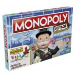 MONOPOLY VOYAGE AUTOUR DU MONDE - HASBRO - F4007 - JEU DE SOCIETE CLASSIQUE, ARGENT