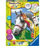 NUMERO D'ART CHEVAUX BLANC DANS LE PRE - RAVENSBURGER - 200955